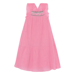 Bonton - Neptune Smocked Dress | Powder Pink