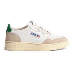 Autry - Medalist Low Heel Leather/Suede Sneakers | Green