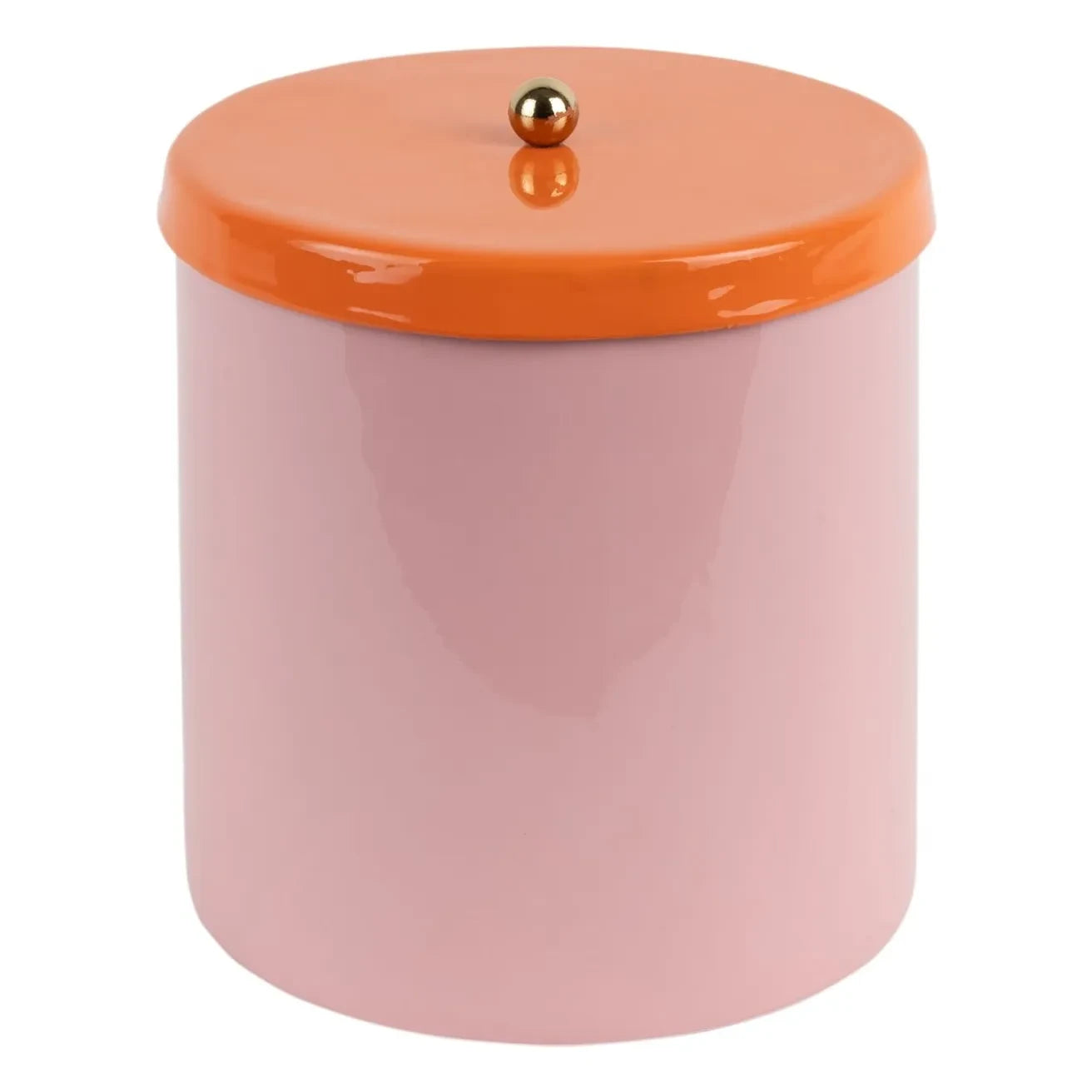 Present Time - Pink Funky Retro Double Pot