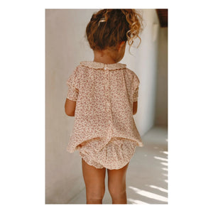 Lilinoa - Charlotte Liberty | Ecru Crochet Collar Blouse