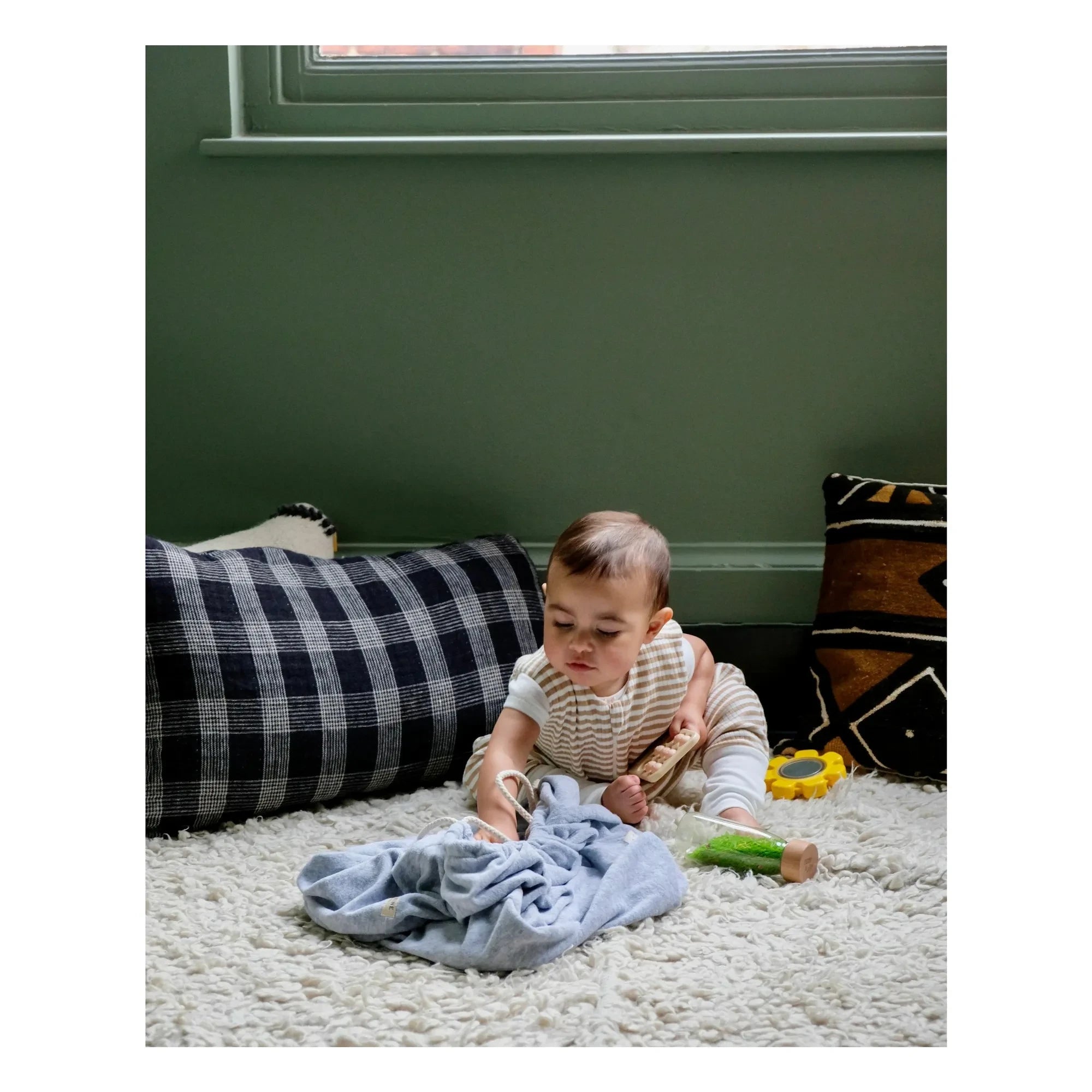 Tante Reine - Multi-purpose Baby Nest Cover | Heather Gray