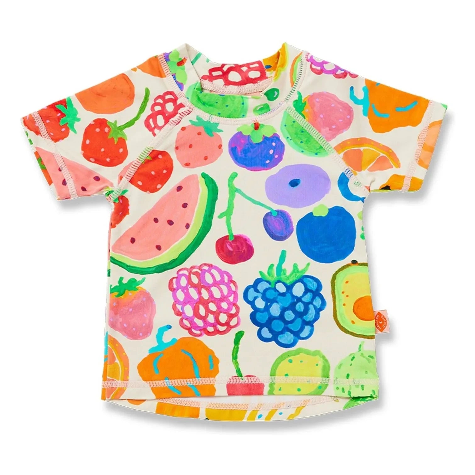 Halcyon Nights - Fruit Recycled Fiber UV Protection Bath T-Shirt | Ecru