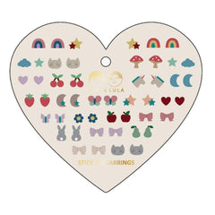 Mimi & Lula - Stick-on Earrings | Pink