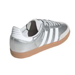 Adidas - Samba OG Lace-up Sneakers | Silver