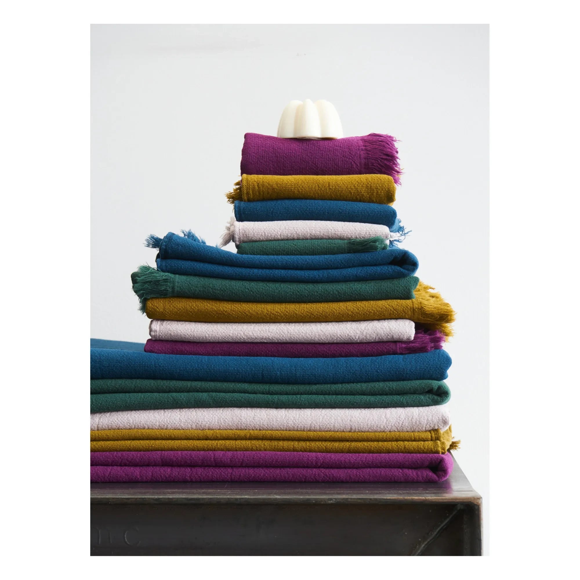 The Cherry on Top - Guest towels - 2-piece set | Dark green