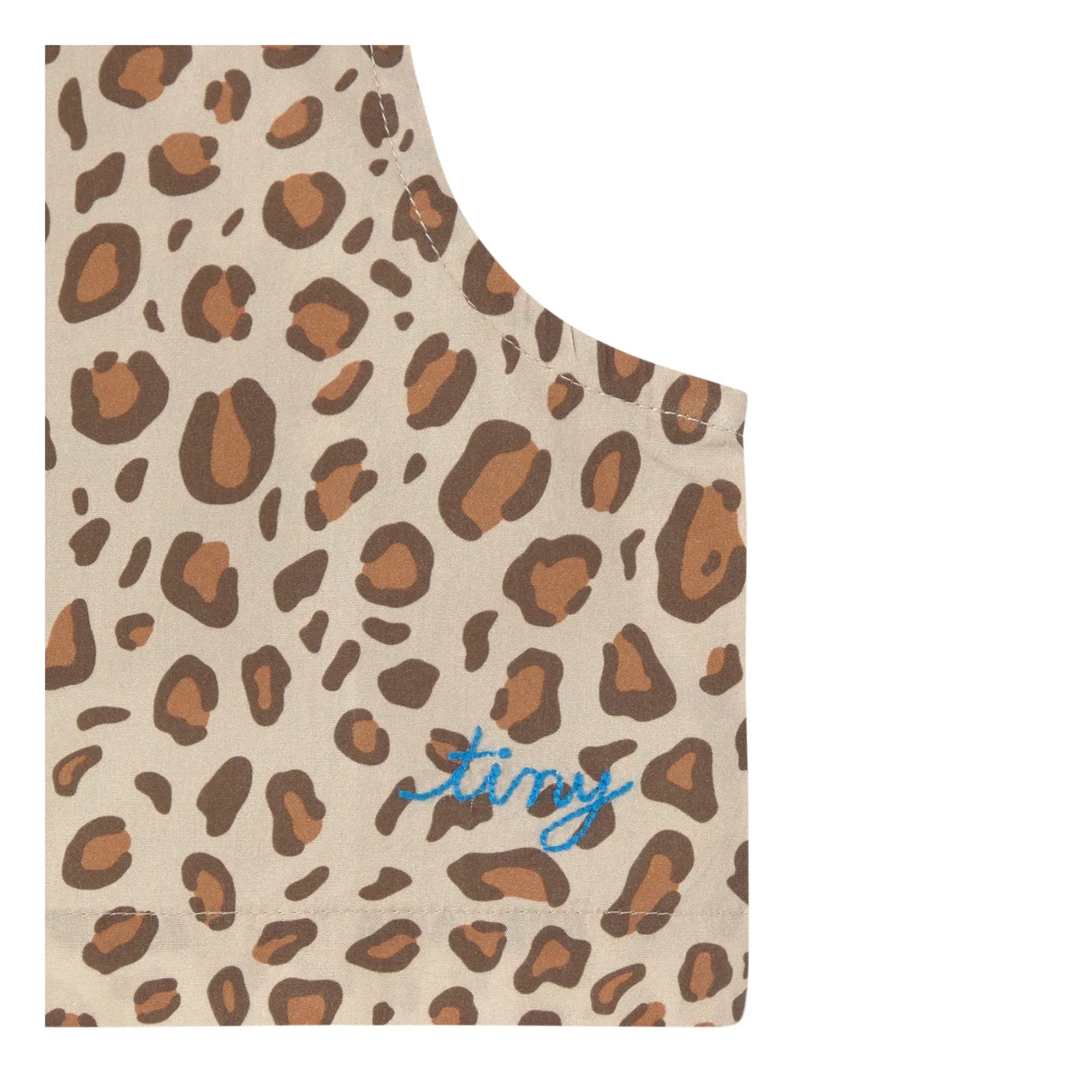 Tinycottons - Poplin Leopard Top | Brown