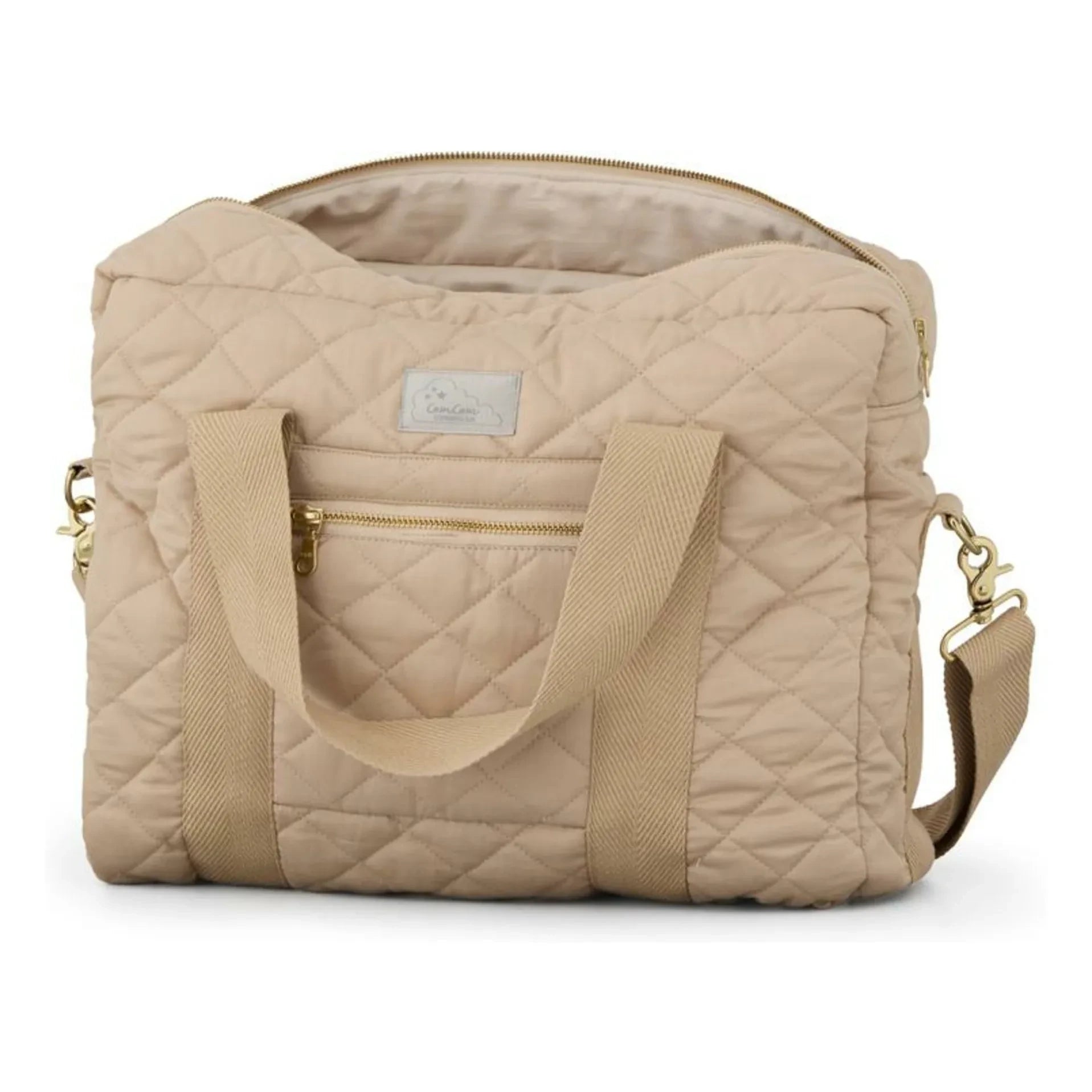 Cam Cam - Quilted Baby Care Bag | Latte