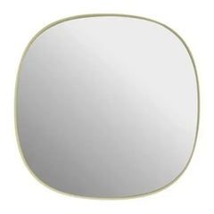 Muuto - Framed Wall Mirror 40x40 cm | Pale Yellow