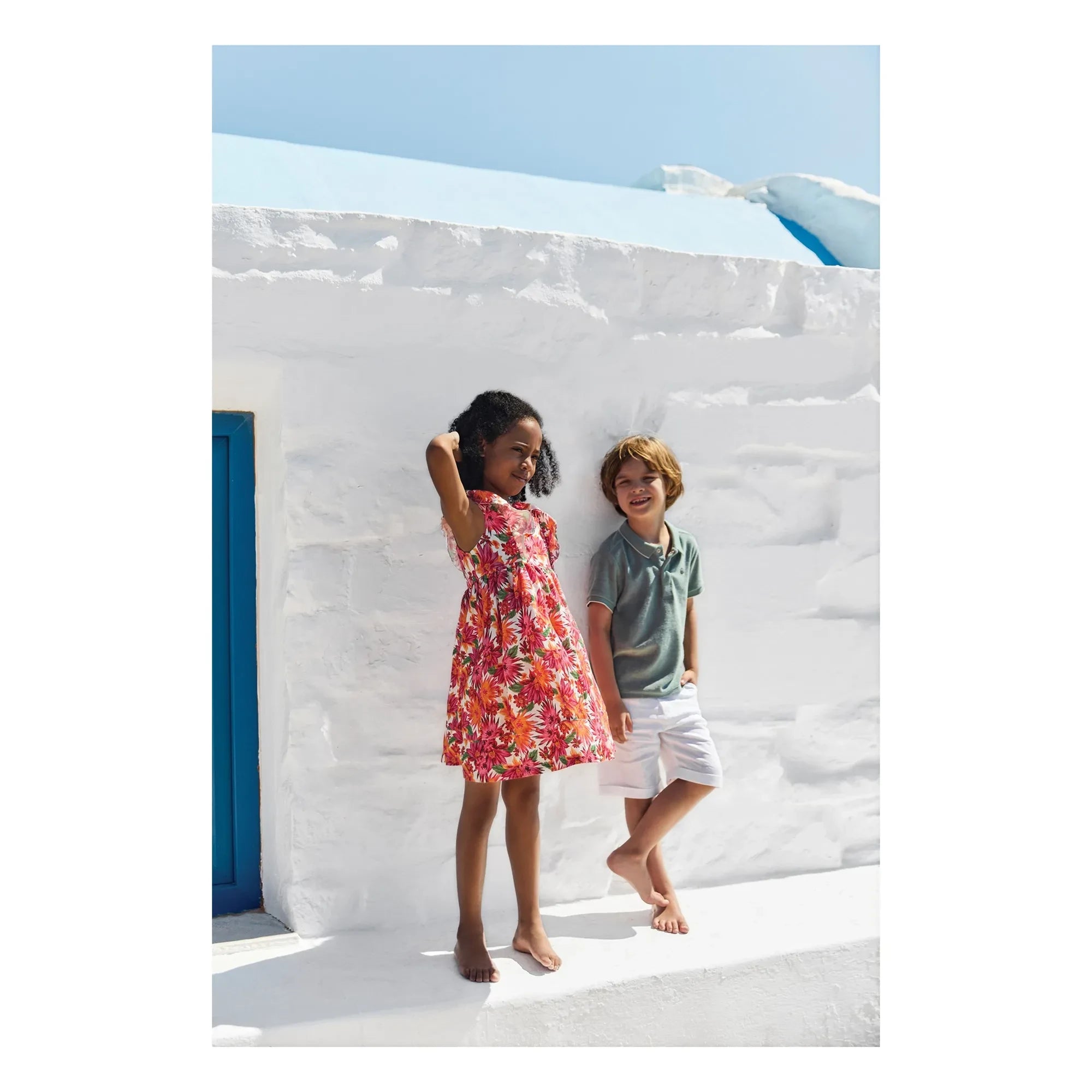Tartine et Chocolat - Floral Dress | Orange