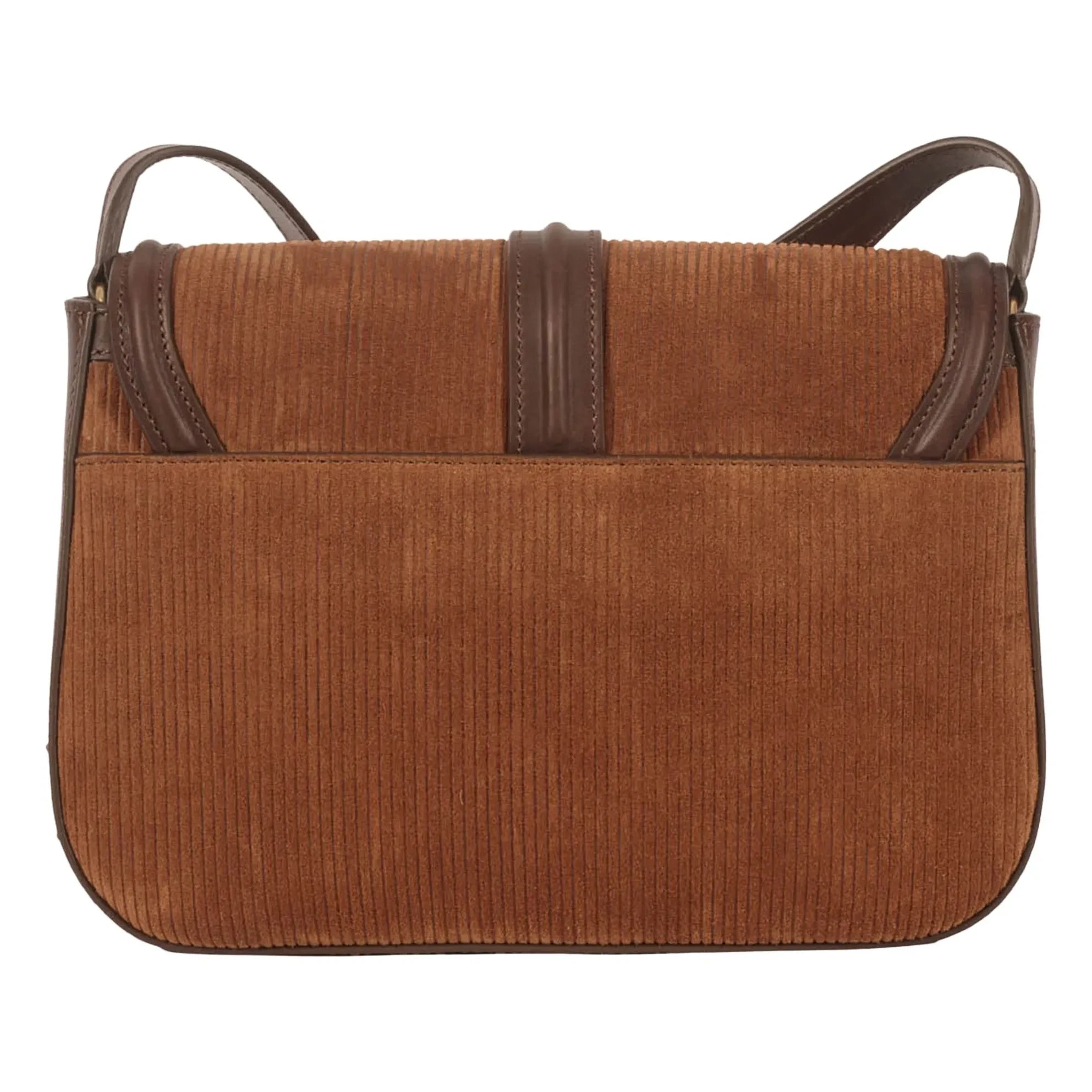Maria de la Orden - Noah Velvet and Leather Bag | Camel