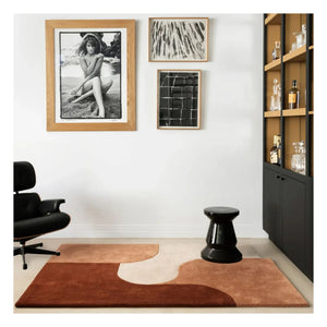 Edito - Dune wool rug | Copper red