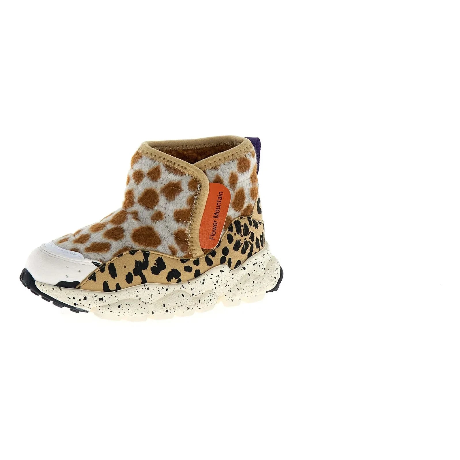 Flower Mountain - Taro Jungle and Teddy Sneakers | Light Brown