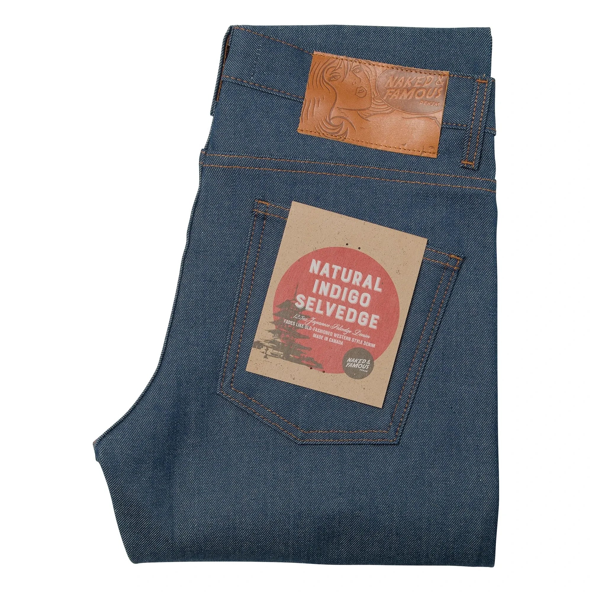 Naked & Famous - Super Guy Natural Indigo Selvedge Jeans | Indigo
