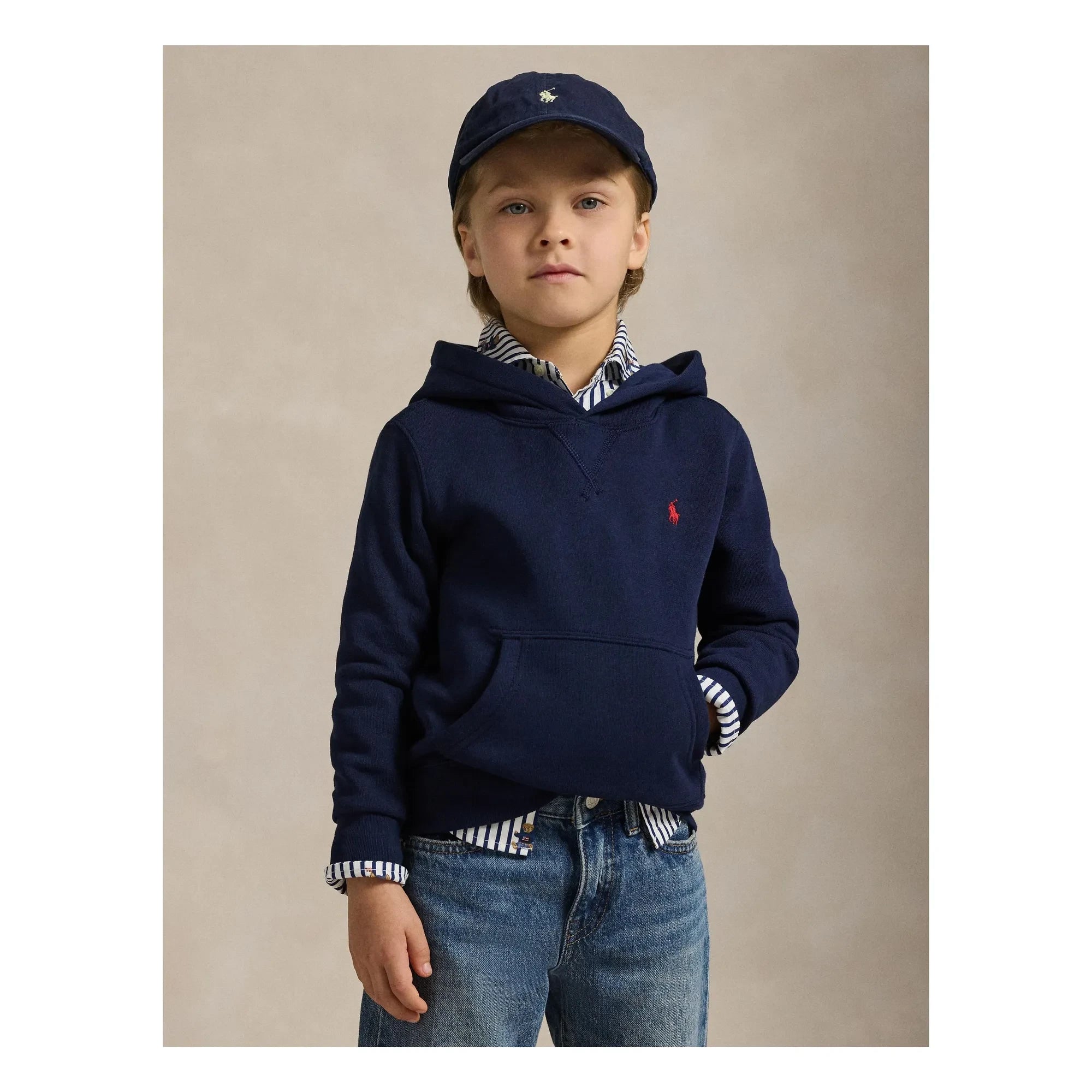Ralph Lauren - Logo Hooded Sweatshirt | Navy Blue