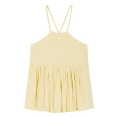 Leon & Harper - Coselo organic cotton tank top | Lemon yellow