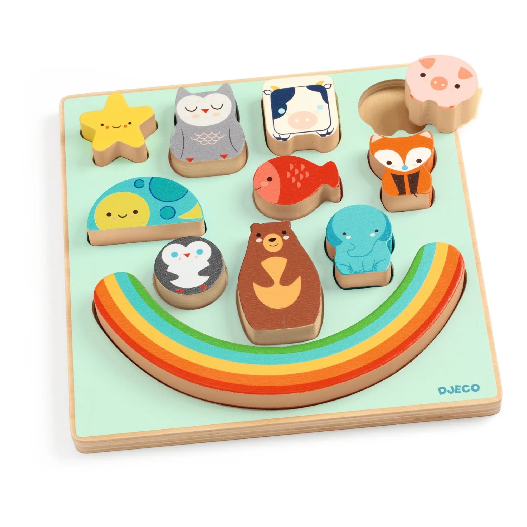 Djeco - Boom Rainbow Balance Puzzle
