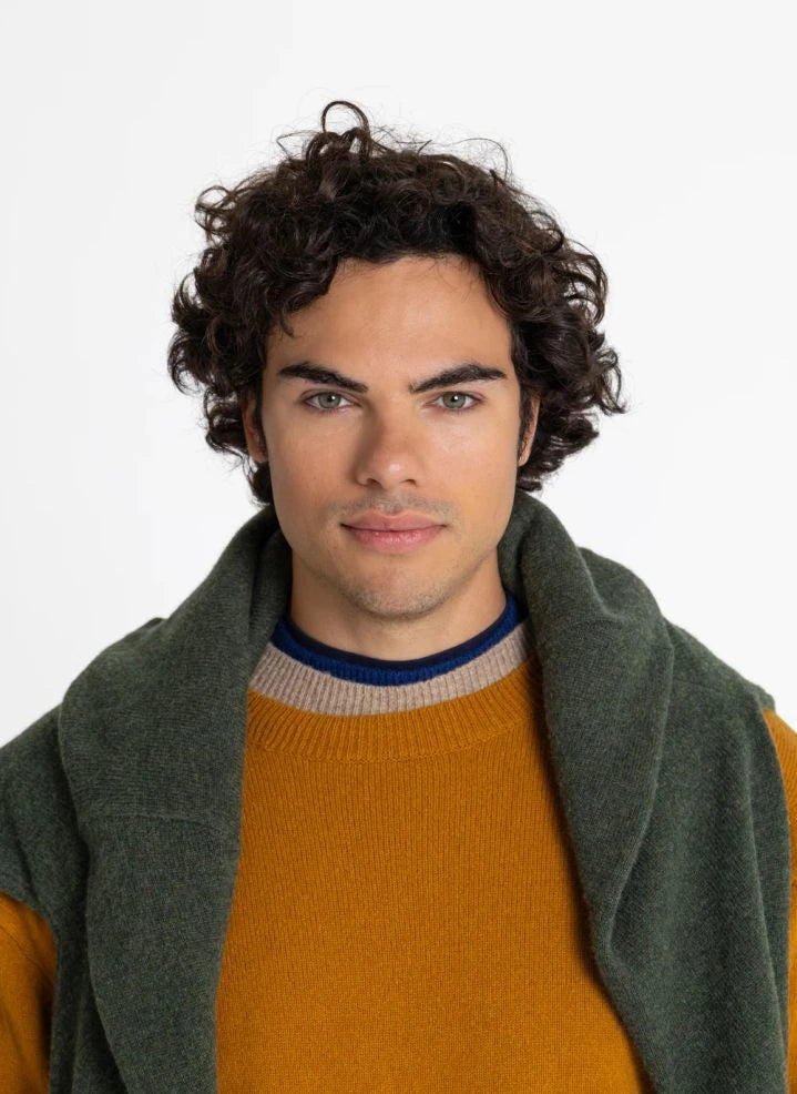 Smallable Man - Mozart Merino Wool Sweater | Mustard