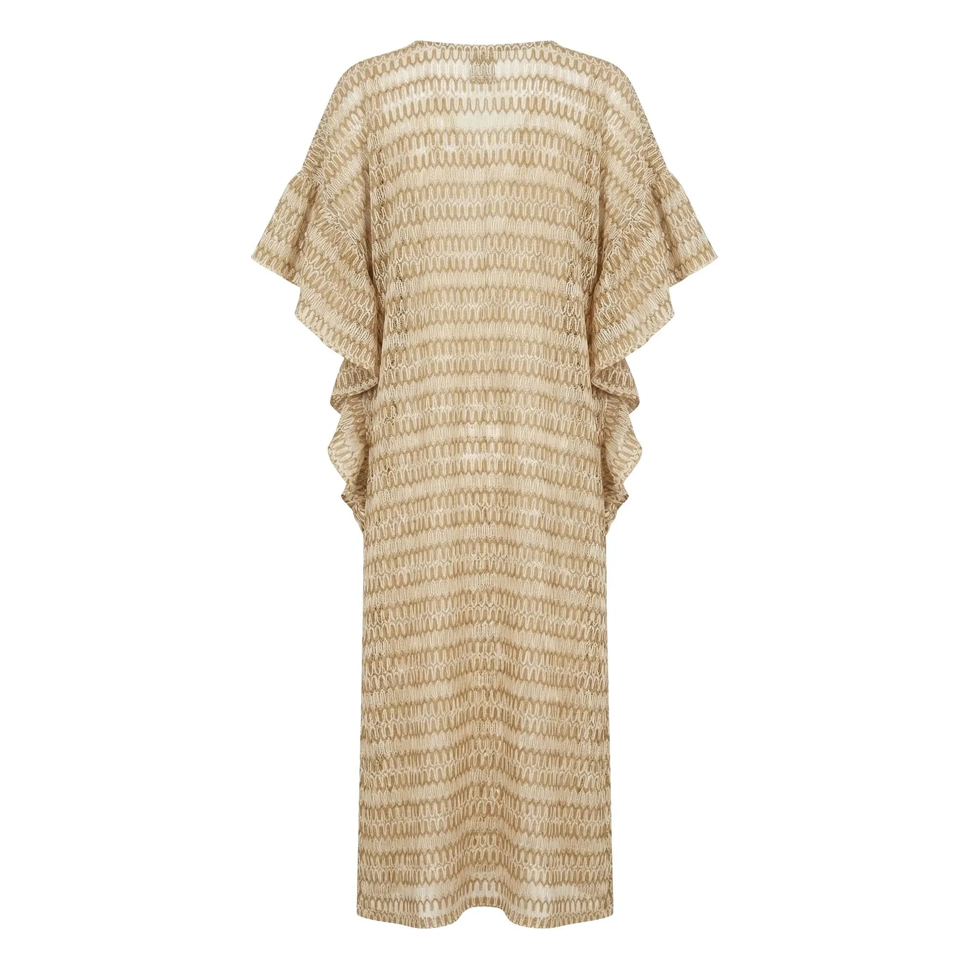 Lison Paris - Sunset Lace Kaftan | White