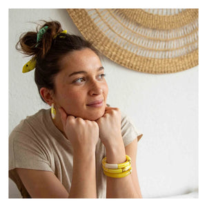 Parabaya - Riviera Amarelo 3 Bracelets | Yellow