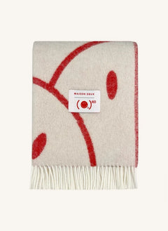 Maison Deux - Wool Blanket - Maison Deux x Smiley | Ecru