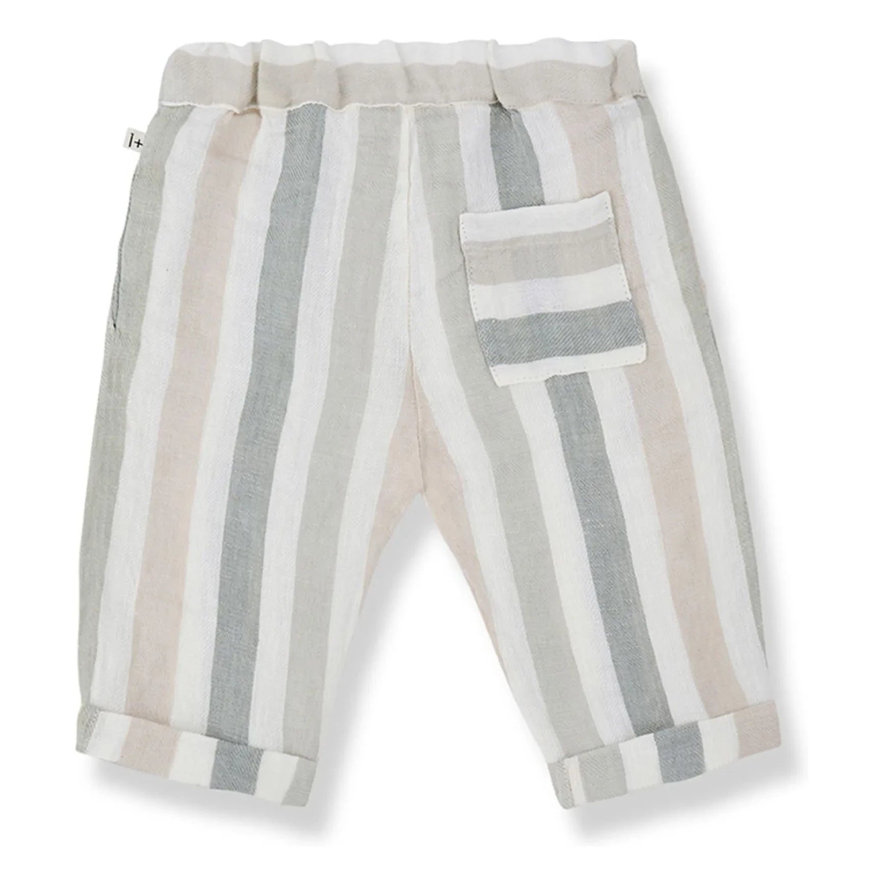 1+ in the family - Regencos Striped Linen Pants | Ecru