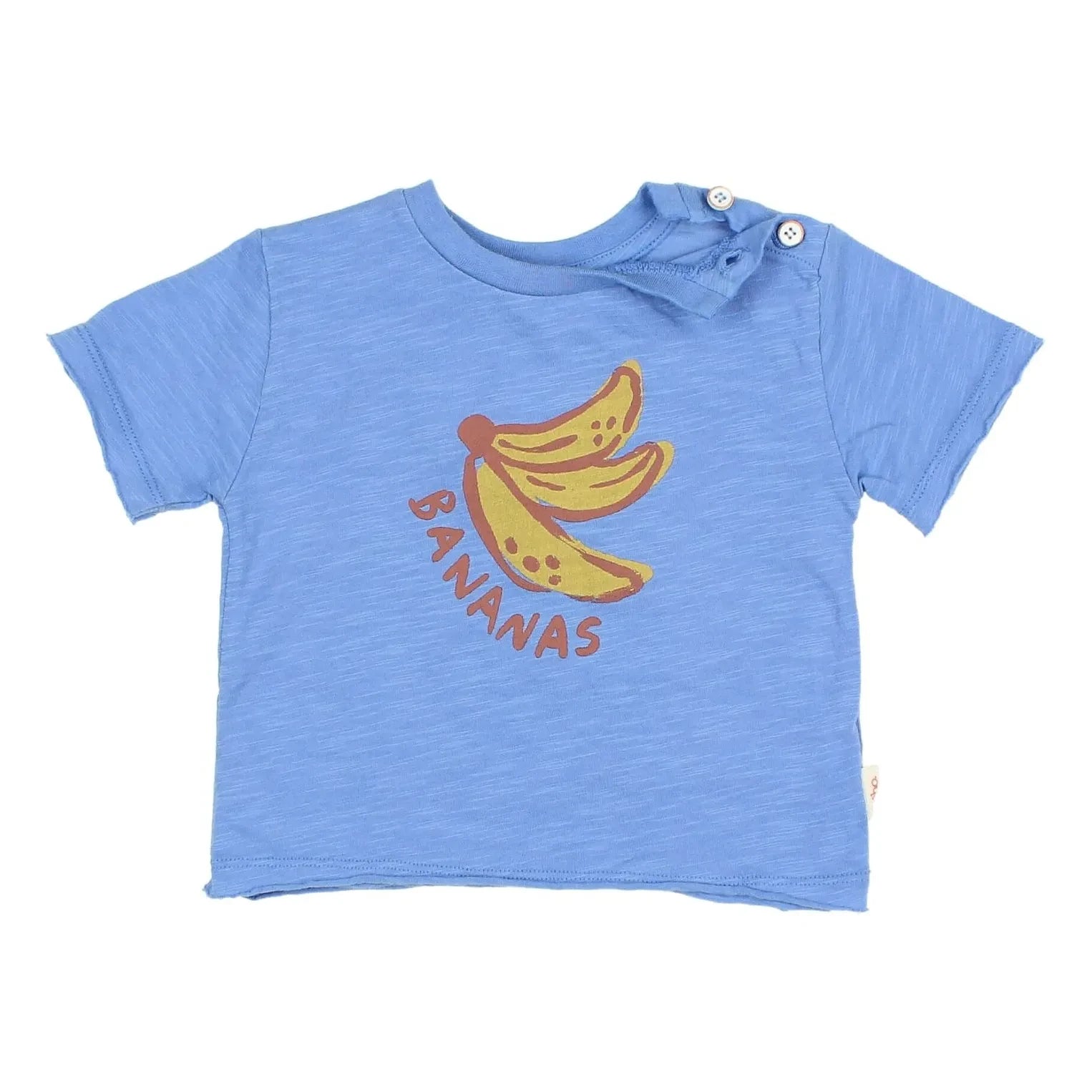 Búho - Banana Organic Cotton Baby T-Shirt | Indigo Blue