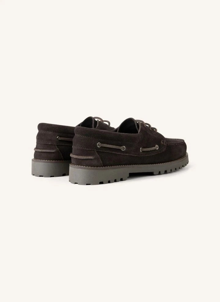 Garment Project - Ollie Suede Boat Shoes | Brown