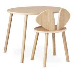 Nofred - Oak School Desk and Mouse Chair | Oak