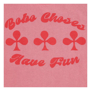 Bobo Choses - Organik Pamuklu Sweat Elbise | Pembe