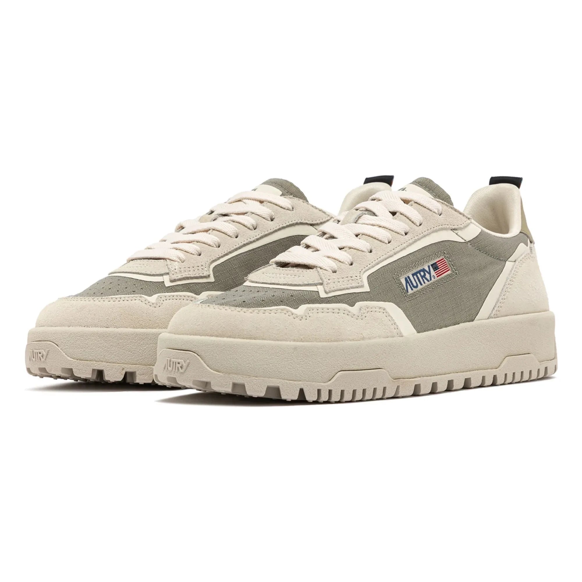 Autry - Wildplace Low Cordura and Suede Sneakers | Light Khaki