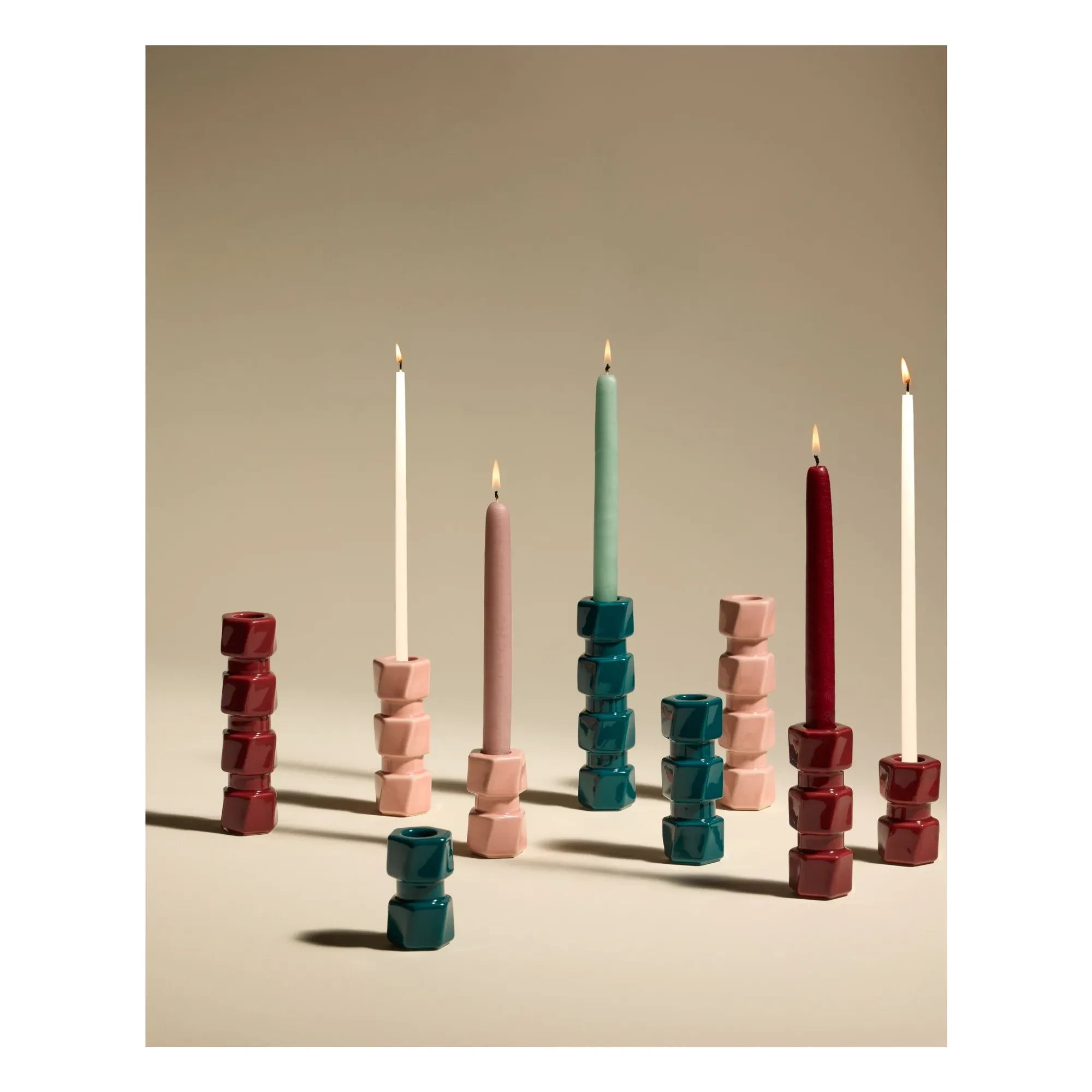 Maison Sarah Lavoine - Colonna Candle Holder | Karmen Red