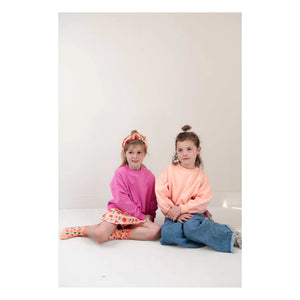 Jenest - Birds Pattern Organic Cotton Bandana | Peach