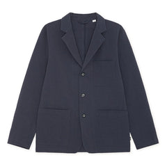 Les Deux - Seersucker Blazer | Dark Blue