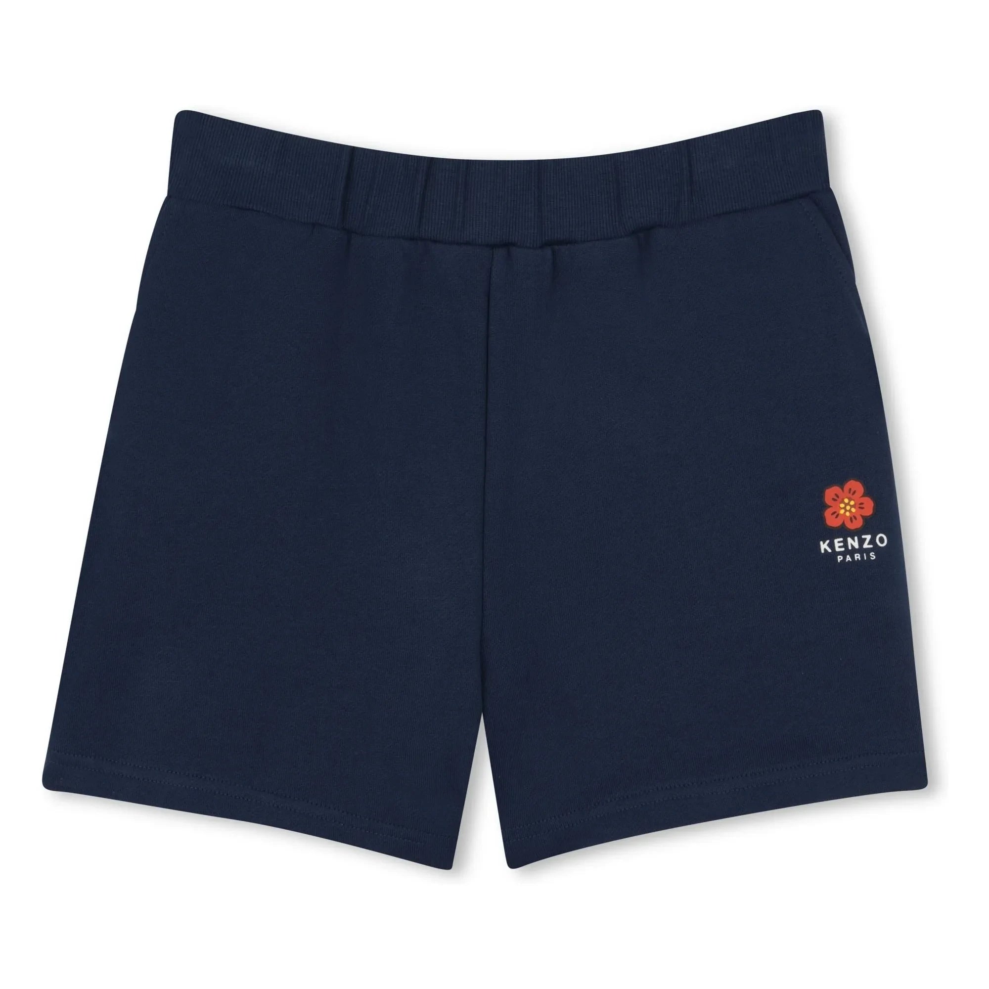Kenzo - Flower Molton Short Shorts | Navy Blue