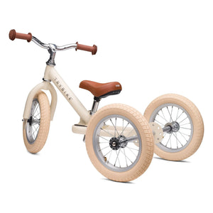 Trybike - Balance Bike - Three-Wheeled Bicycle | Cream