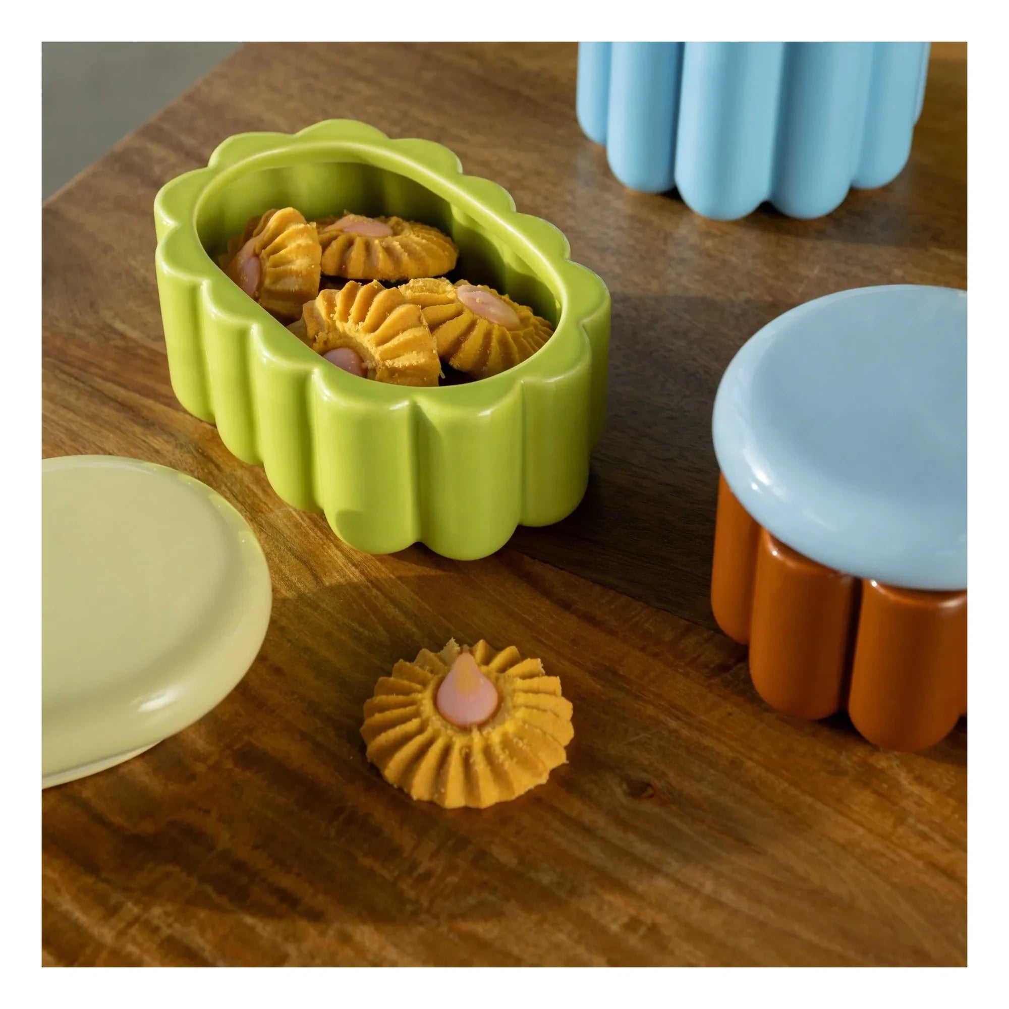 &Klevering - Charlo Rectangular Storage Box | Green