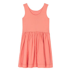 Petit Bateau - Organic cotton corduroy dress | Coral