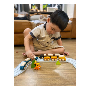 Plan Toys - Ahşap Yüksek Hızlı Tren