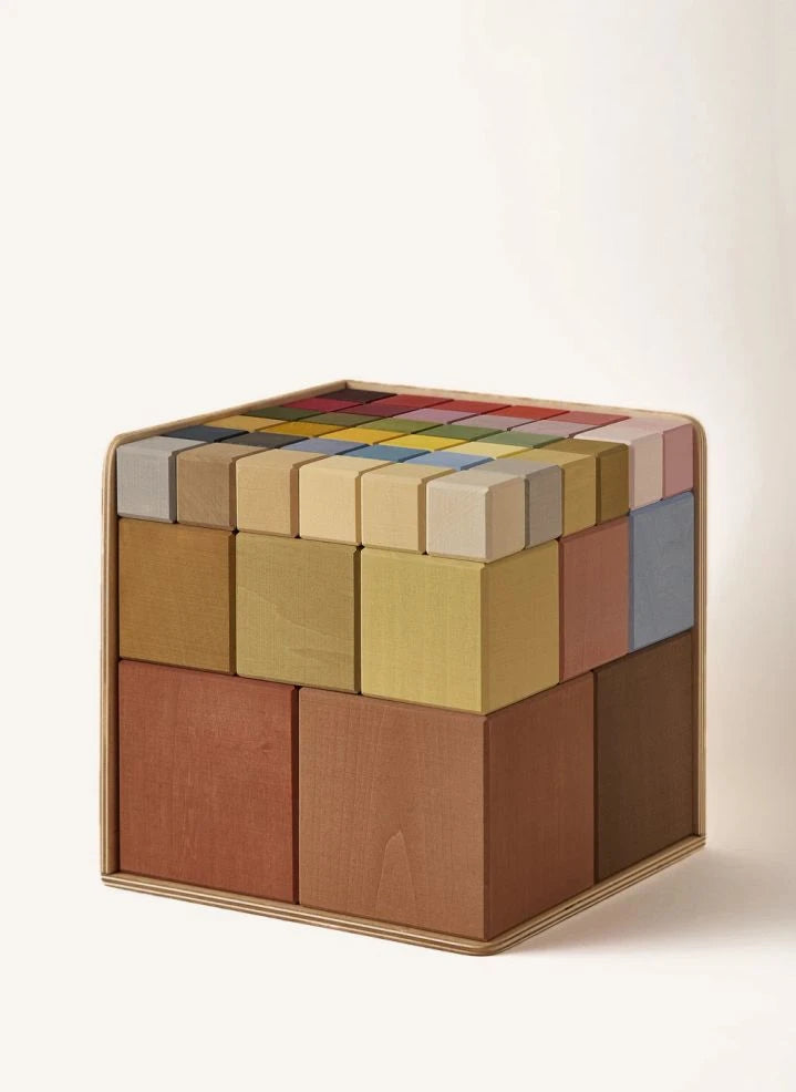 Raduga Grez - Wooden blocks - 27 pieces | Brown