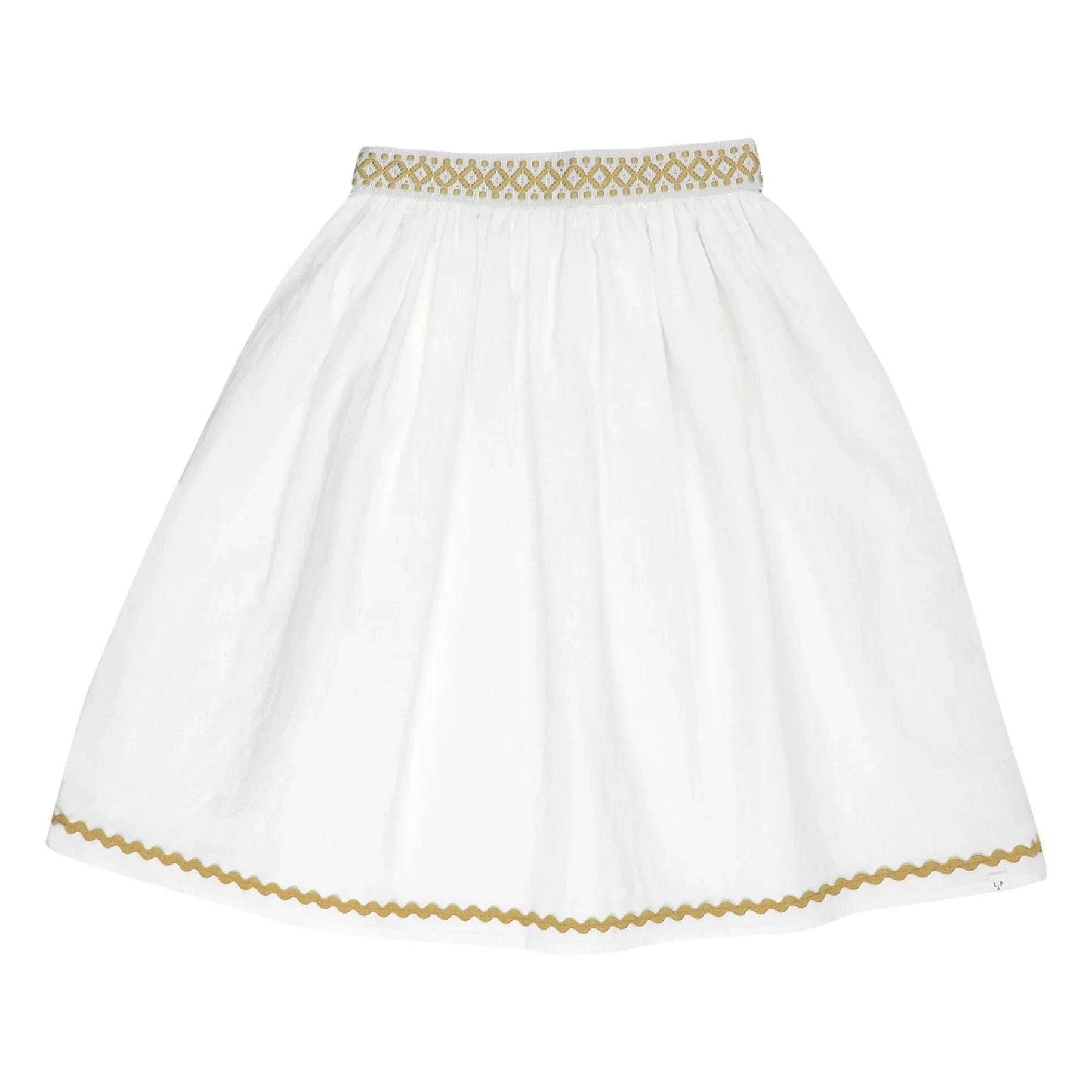 THE LiTTLE POETS - Bordalo Belted Skirt | Mustard