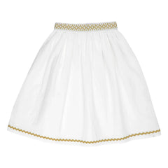 THE LiTTLE POETS - Bordalo Belted Skirt | Mustard
