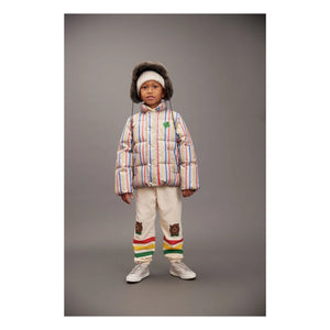 Mini Rodini - Clover Filled Coat | Ecru