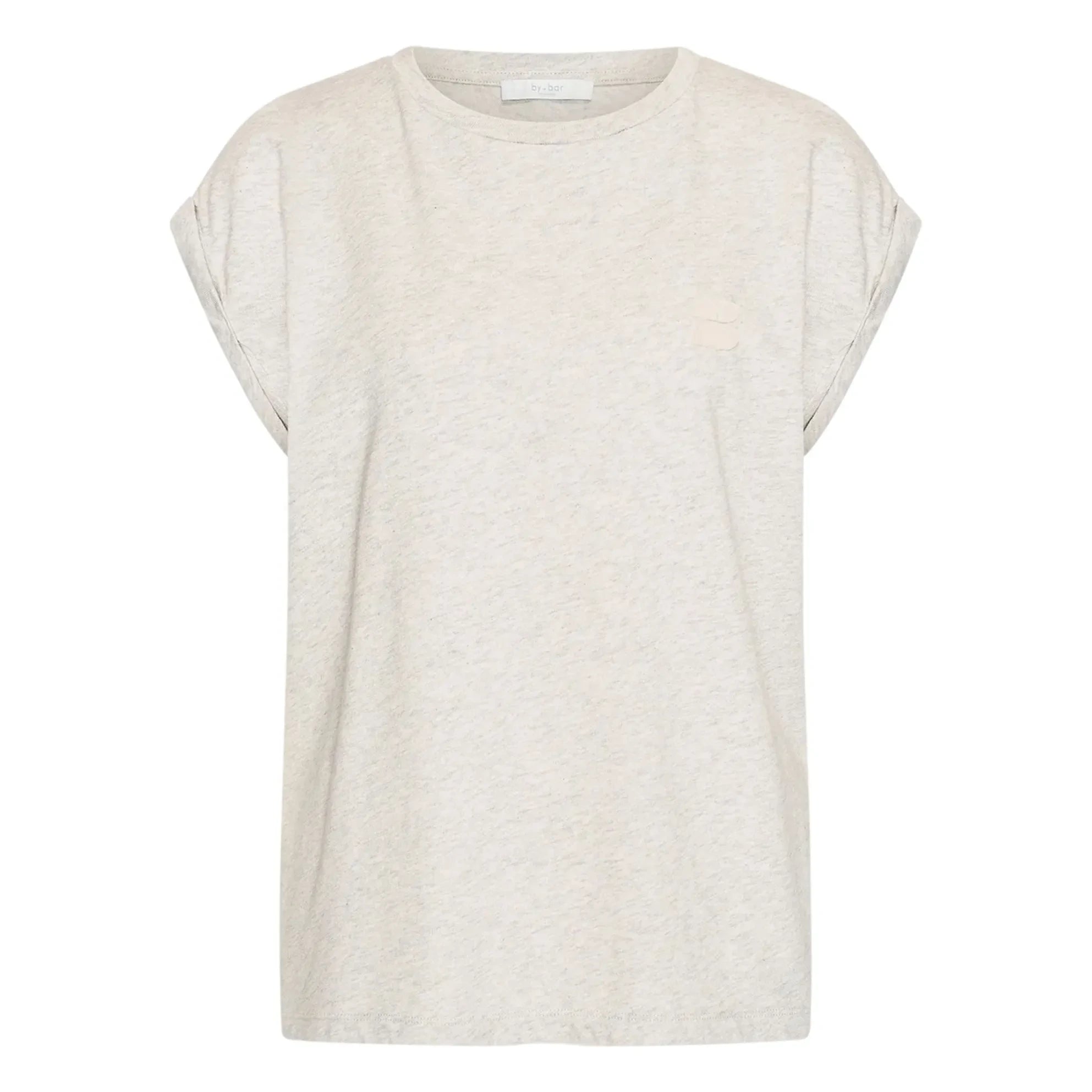 By Bar - Tobi Flame Cotton T-Shirt | Gray