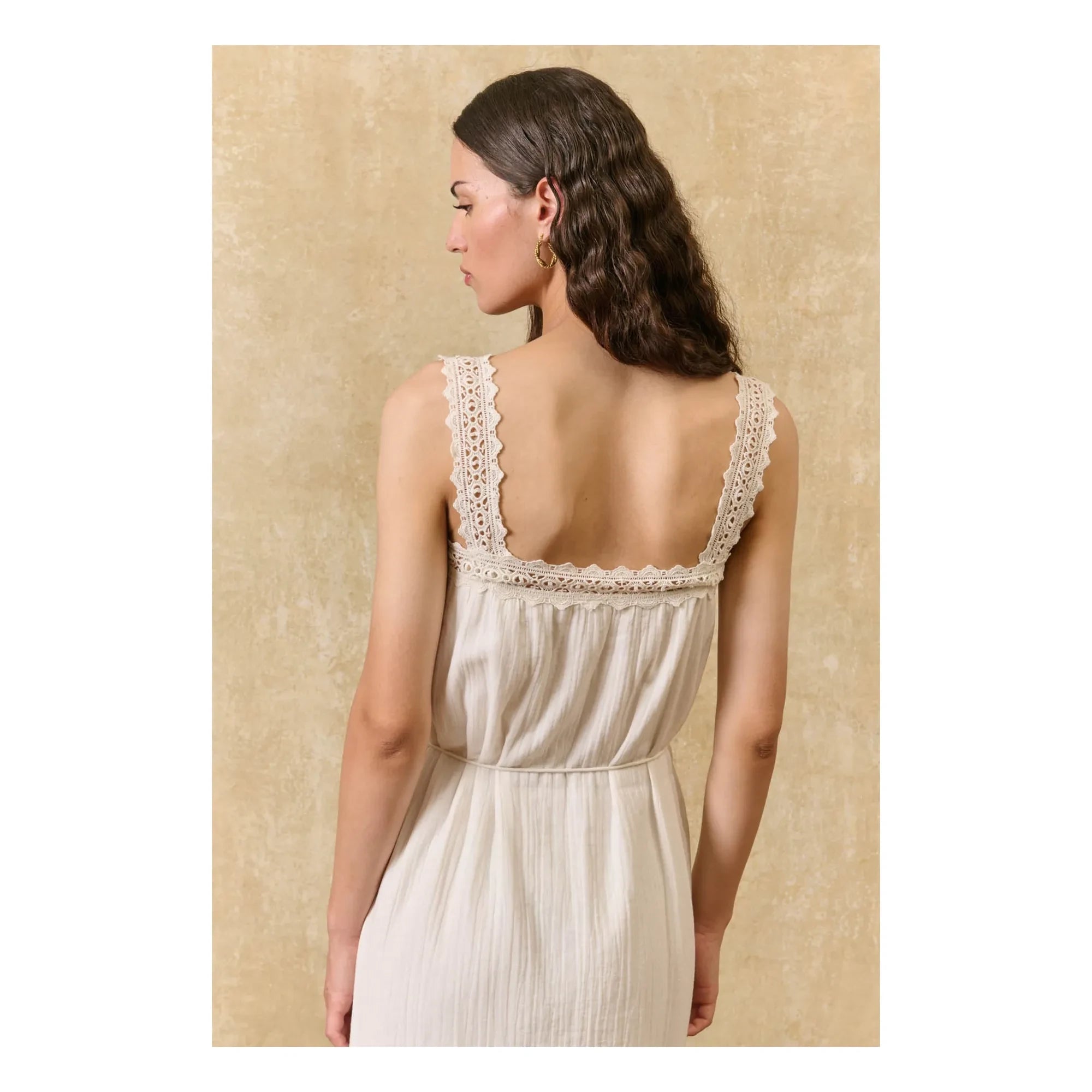 Louise Misha - Madera Organic Cotton Dress | Ecru