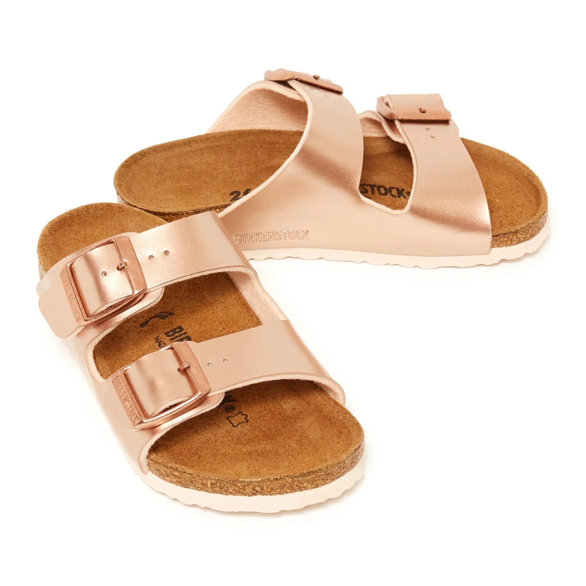BIRKENSTOCK - Arizona nubuk sandalet | Pembe Altın