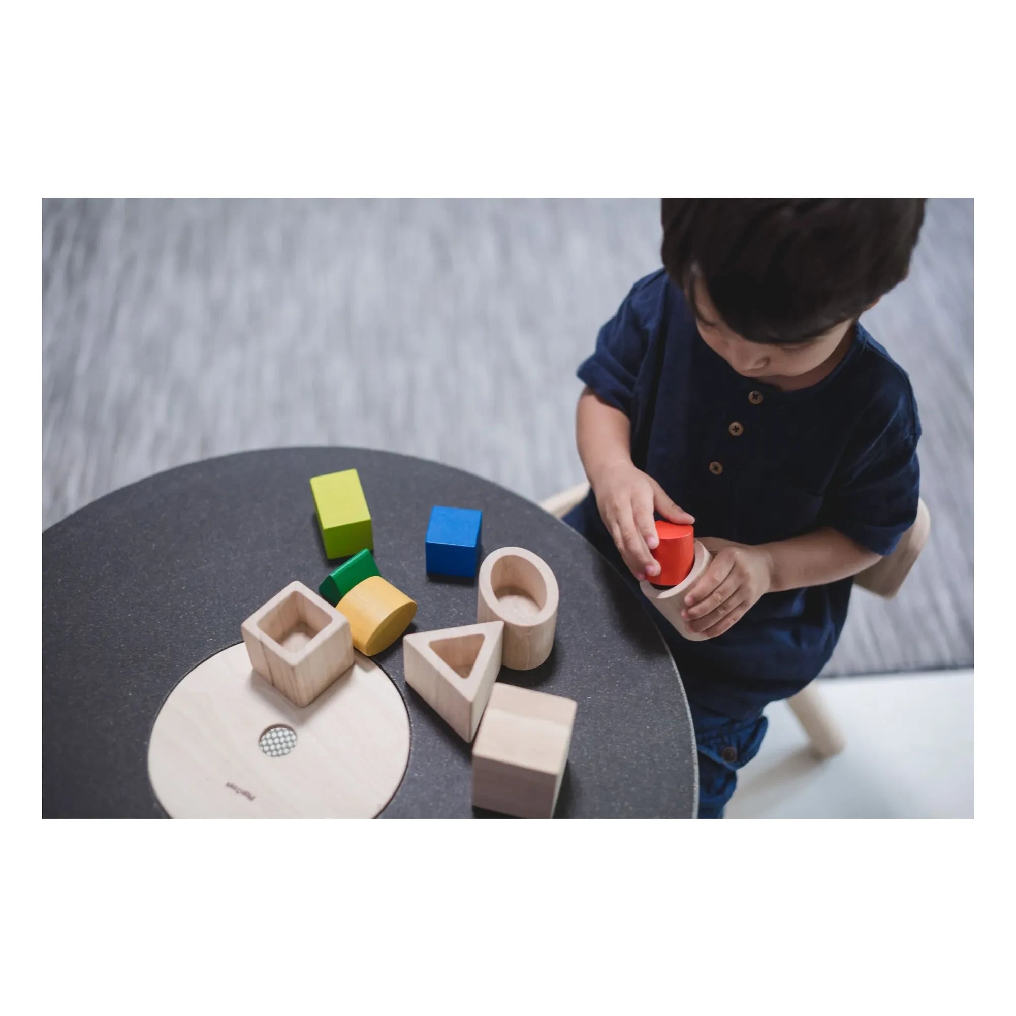 Plan Toys - Interlocking Geometric Shapes