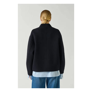 Soeur - Windsor Wool Coat | Navy Blue
