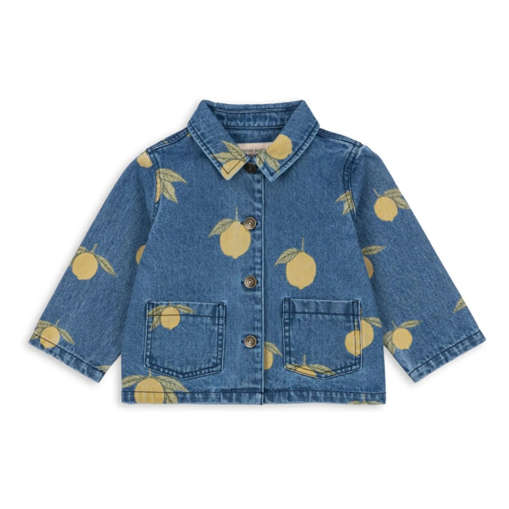Konges Sløjd - Magot Denim Jacket Lime Organic Cotton | Blue