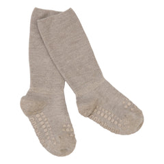GOBABYGO - Non-slip Bamboo Socks | Beige
