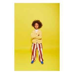 Wynken - Striped Jeans | Burgundy